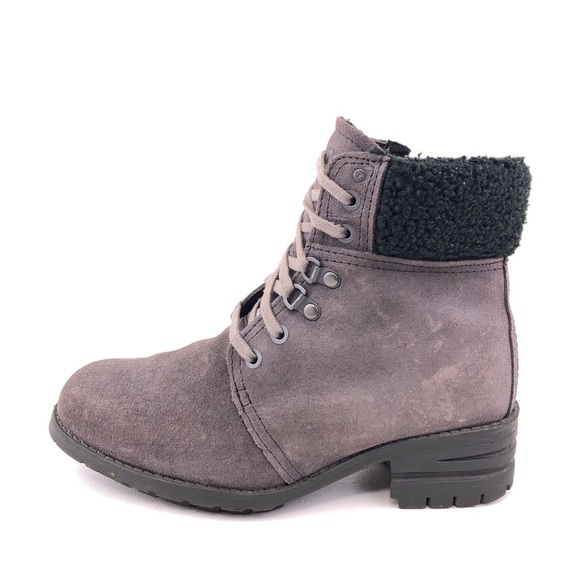 CAT Caterpillar Cora Fur Ankle Winter Boots 9 - Picture 1 of 14
